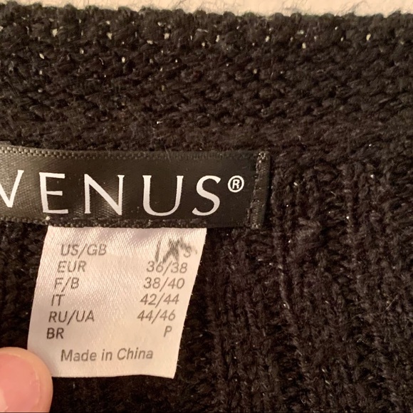 SOLD 🆕 Venus Rhinestone Embellished Ribbed Knit - Picture 3 of 4